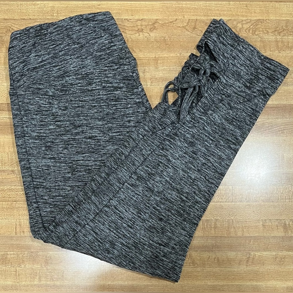 Heather Gray Capri Leggings